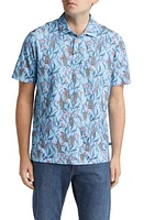 Tommy Bahama Nan-Tiki IslandZone Piqué Polo in Infinity Pool at Nordstrom, Size Medium