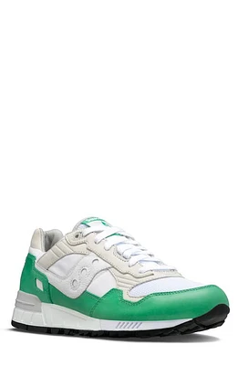 Saucony Shadow 5000 Sneaker in White/Green at Nordstrom, Size 10