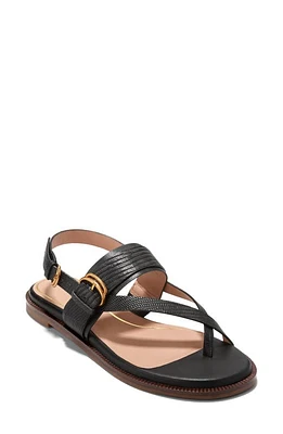 Cole Haan Anica Lux Slingback Sandal Black Leather at Nordstrom,