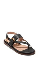 Cole Haan Anica Lux Slingback Sandal Black Leather at Nordstrom,