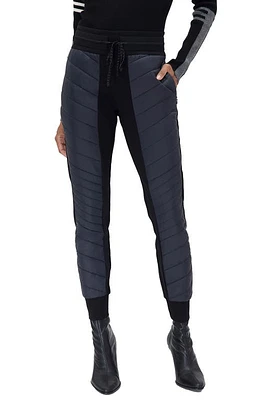 Alp N Rock Vallon II Water Repellent Quilted Joggers Black at Nordstrom,