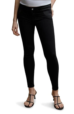 MANGO Skinny Maternity Jeans Black Denim at Nordstrom