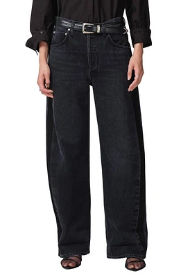 Citizens of Humanity Ayla High Waist Baggy Organic Cotton Wide Leg Jeans in Tuxedo Voila at Nordstrom, Size 29