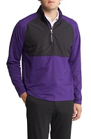 Cutter & Buck Men's Adapt Quarter Zip Wind Resistant Knit Pullover at Nordstrom,