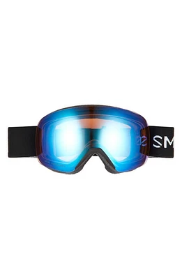 Smith Skyline 215mm ChromaPop Snow Goggles in Black Photochromic Rose at Nordstrom