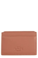 ROYCE New York RFID Leather Card Case in Tan at Nordstrom