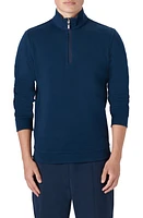 Bugatchi Reversible Knit Quarter Zip Pullover at Nordstrom,