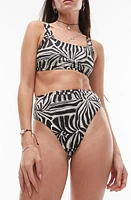 Topshop High Waist Bikini Bottoms Black at Nordstrom, Us