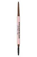 Too Faced Superfine Brow Detailer Pencil in Dark Brown at Nordstrom