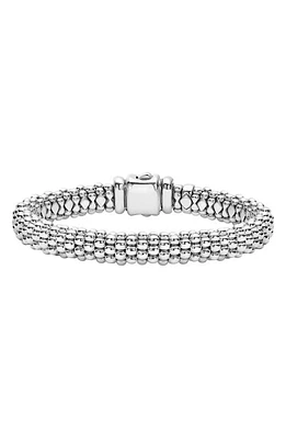 LAGOS Signature Caviar Beaded Bracelet in Silver at Nordstrom