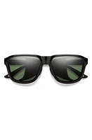 Smith Embark 58mm ChromaPop Polarized Square Sunglasses in Black /Gray Green at Nordstrom