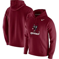 Men's Nike Crimson Alabama Crimson Tide Vintage School Logo Pullover Hoodie at Nordstrom, Size Large