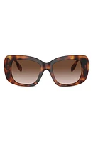 burberry 52mm Gradient Square Sunglasses in Light Havana at Nordstrom