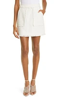 Cinq à Sept Jaycie Cotton Tweed Skirt Gardenia at Nordstrom,