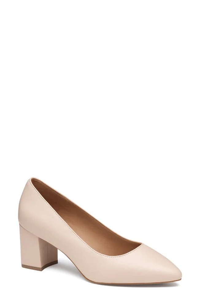 Johnston & Murphy Vicki Block Heel Pump Blush Glove at Nordstrom,