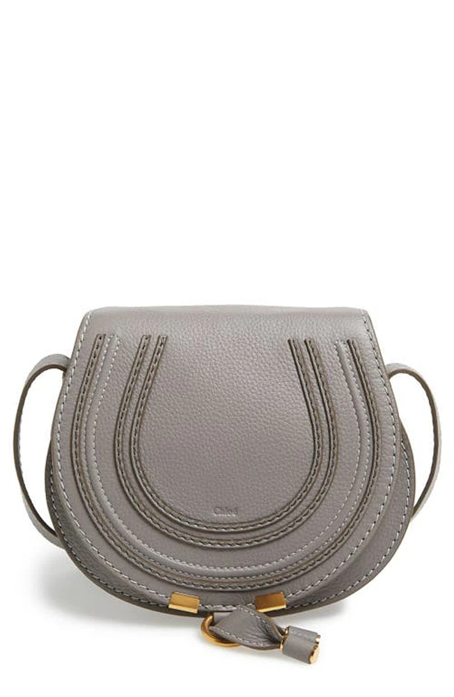 Chloé Small Marcie Crossbody Bag in Cashmere Grey at Nordstrom