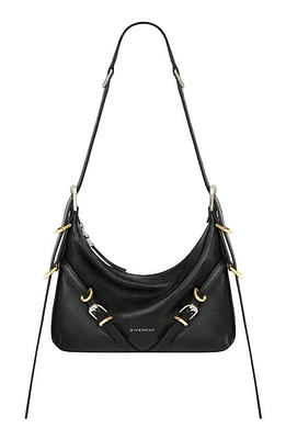 Givenchy Mini Voyou Leather Hobo in Black at Nordstrom