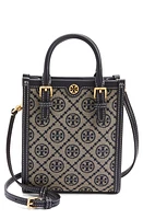 Tory Burch T Monogram Jacquard Mini Tote in Tory Navy at Nordstrom