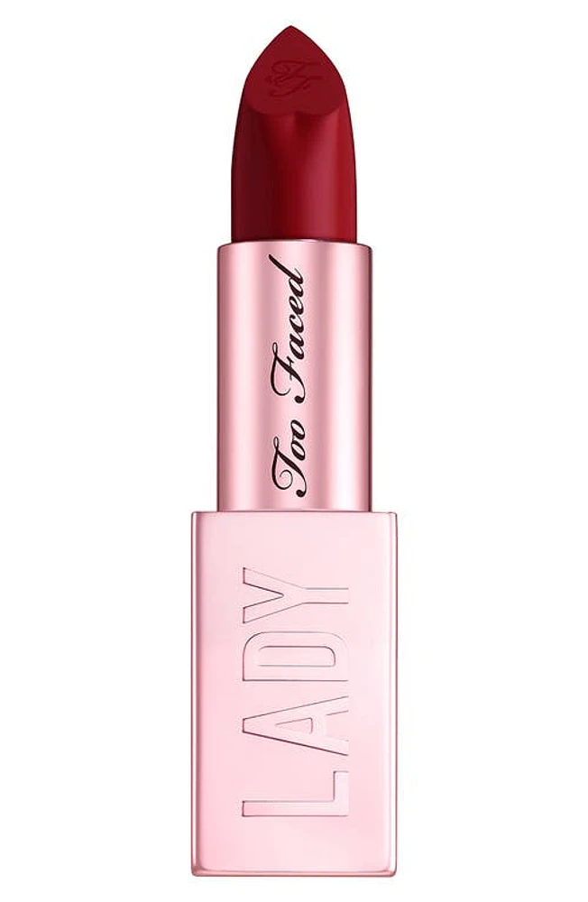 Too Faced Lady Bold Cream Lipstick in Take Over at Nordstrom