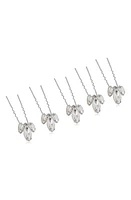 Brides & Hairpins Heo Set of 5 Hair Pins in Silver at Nordstrom