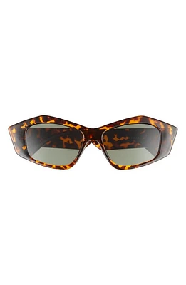 Fifth & Ninth Zaria 55mm Geometric Sunglasses in Torte/Black at Nordstrom