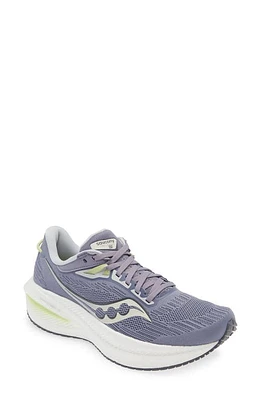 Saucony Triumph 21 Running Sneaker Iris/Fern at Nordstrom,