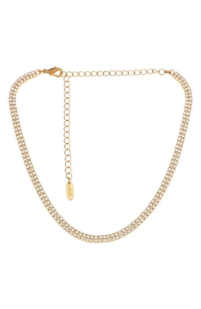 Ettika Flat Crystal Choker in Gold at Nordstrom