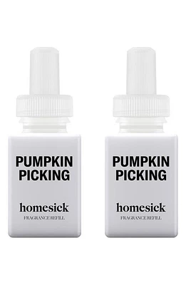 PURA x Homesick 2-Pack Diffuser Fragrance Refills in Pumpkin Picking at Nordstrom