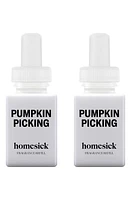 PURA x Homesick 2-Pack Diffuser Fragrance Refills in Pumpkin Picking at Nordstrom