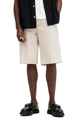 AllSaints Mars Organic Cotton Shorts in Bailey Taupe at Nordstrom, Size 32