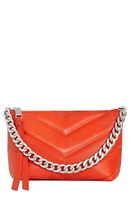 Rebecca Minkoff Edie Quilted Leather Crossbody Bag in Coral at Nordstrom