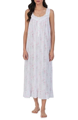 Eileen West Sleeveless Ballet Nightgown Pink Floral at Nordstrom,