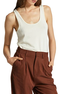 Brixton Carefree Organic Cotton Tank White Smoke at Nordstrom,