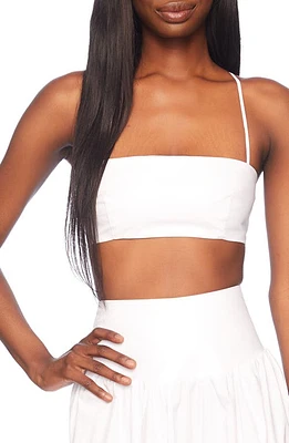 Susana Monaco Cotton Poplin Crop Top at Nordstrom,