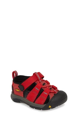 KEEN Kids' Newport H2 Water Friendly Sandal Ribbon Red/Gargoyle at Nordstrom