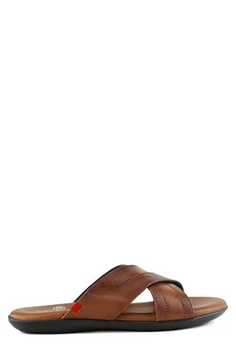 Marc Joseph New York Boone Ave Slide Sandal Whiskey Grainy at Nordstrom,