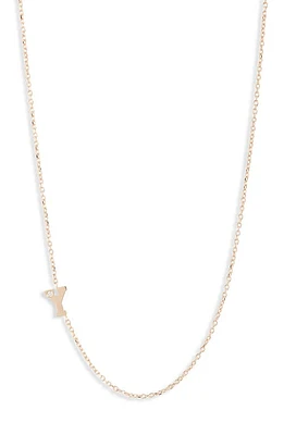 Anzie Diamond Initial Necklace in Y at Nordstrom, Size 16 In