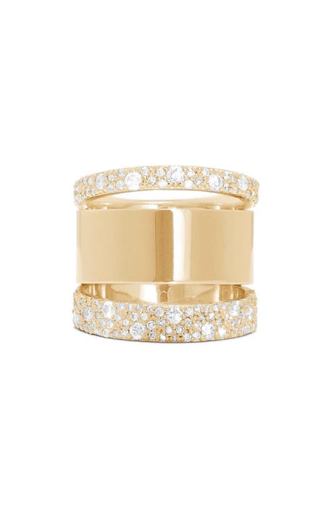 Lana Flawless Double Ring in Yellow at Nordstrom, Size 7