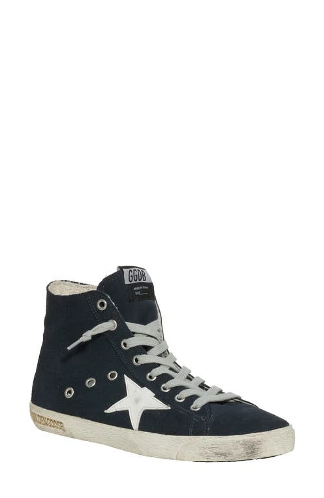 Golden Goose Francy High Top Sneaker in Blue Navy at Nordstrom, Size 9Us