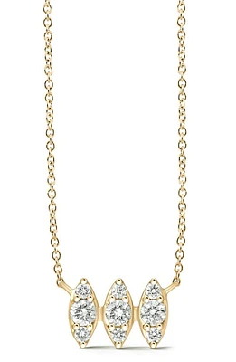 Dana Rebecca Designs Sophia Ryan Diamond Marquise Pendant Necklace in Yellow Gold/Diamond at Nordstrom, Size 18