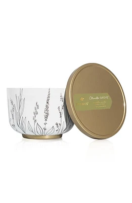 Thymes Citronella Grove Candle Tin in White at Nordstrom