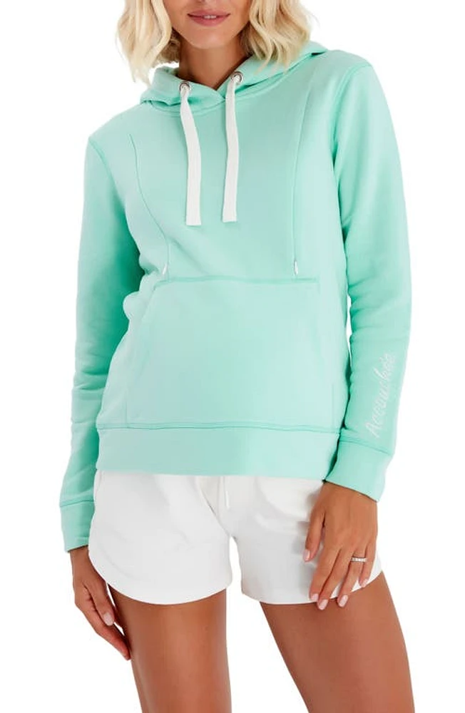 Accouchée Maternity/Nursing Hoodie in Accouche Green at Nordstrom