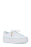 Keds x Magnolia Bakery Triple Up Platform Sneaker White Canvas at Nordstrom,