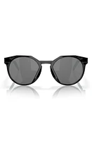 Oakley HSTN Cycle the Galaxy Collection 52mm Prizm Polarized Round Sunglasses in Shiny Black at Nordstrom