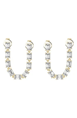 Jennifer Fisher 18K Gold Lab Created Diamond Double Post Dangler Drop Earrings - 4.32 ctw in 18K Yellow Gold at Nordstrom