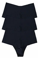 Hanky Panky Breathe Assorted 3-Pack High Waist Thongs at Nordstrom,