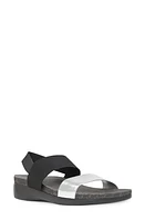 Munro Pisces Sandal Silver/Black at Nordstrom,