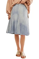 Free People Candace Stripe Cotton & Linen Skirt in Summer Stripe at Nordstrom, Size X-Large