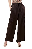 French Connection Chloetta Satin Cargo Pants at Nordstrom,