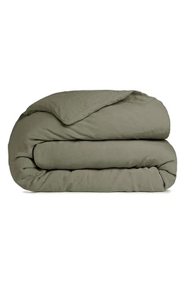 Parachute Linen Duvet Cover in Moss at Nordstrom